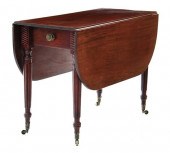 Federal mahogany dining table