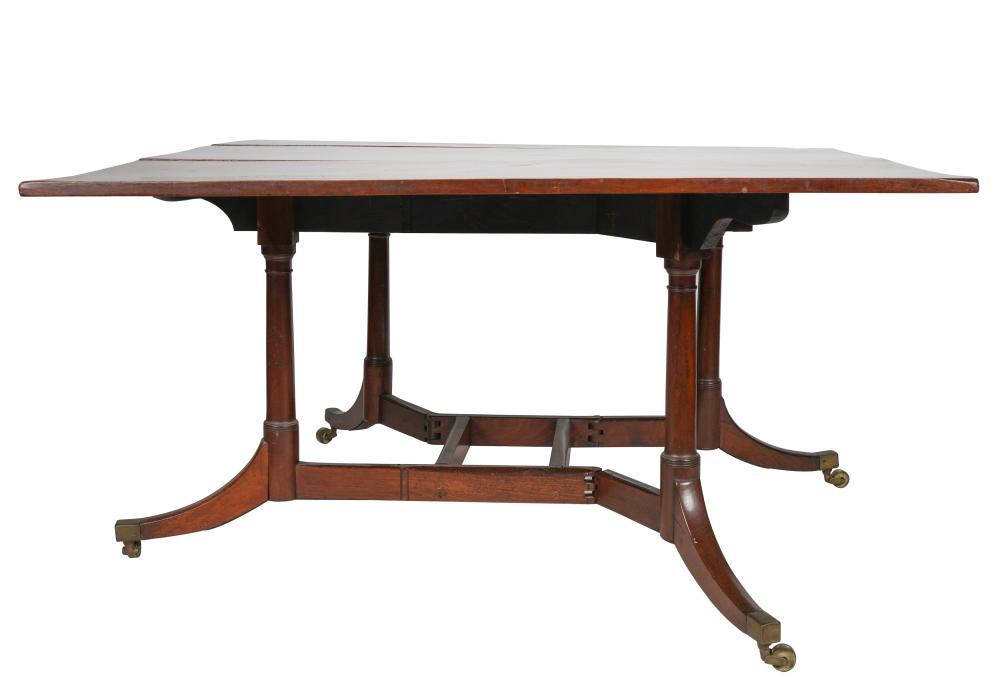 FEDERAL MAHOGANY DROP-LEAF DINING