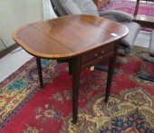 FEDERAL MAHOGANY DROP-LEAF PEM
