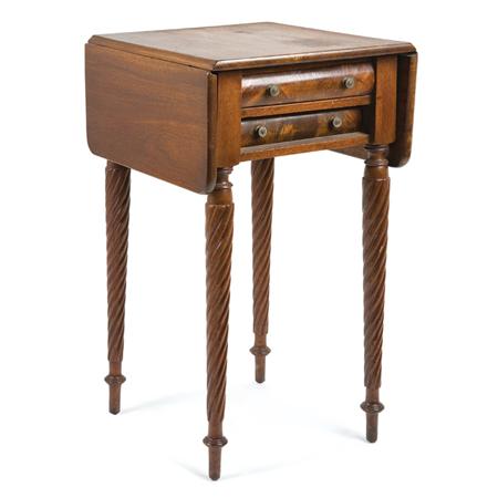 Federal Mahogany Drop-Leaf Work
