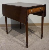 FEDERAL MAHOGANY EBONY INLAID