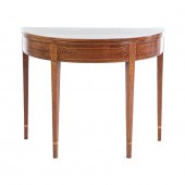 FEDERAL MAHOGANY FLIP TOP GAME