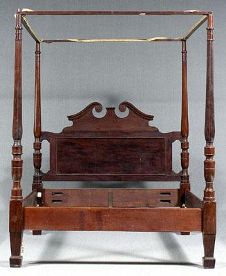 Federal mahogany four-poster