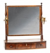 FEDERAL MAHOGANY GIRANDOLE DRE