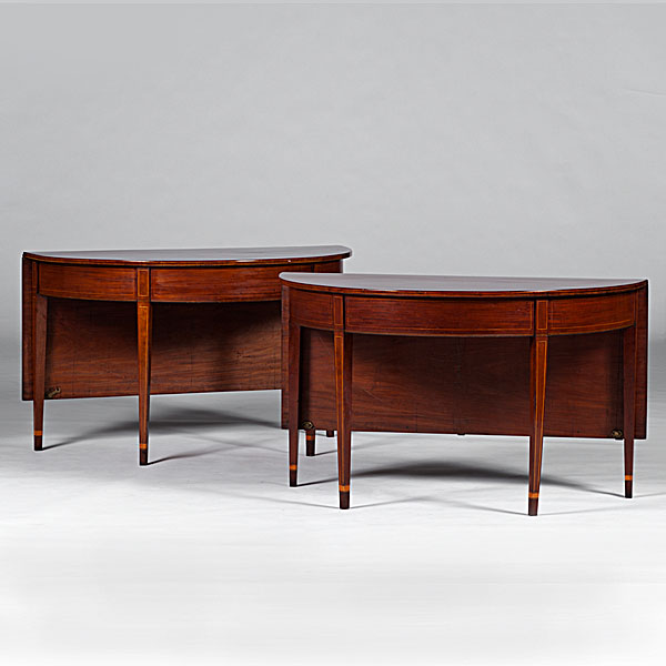 Federal Mahogany Inlaid Banquet