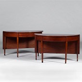 Federal Mahogany Inlaid Banque