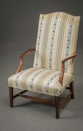 FEDERAL MAHOGANY LOLLING CHAIR