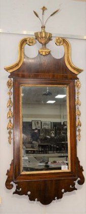 FEDERAL MAHOGANY MIRROR, HAVIN
