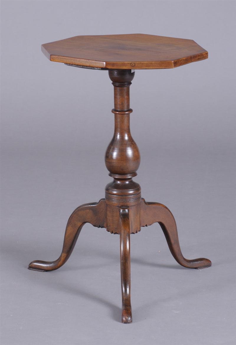 FEDERAL MAHOGANY OCTAGONAL TOP