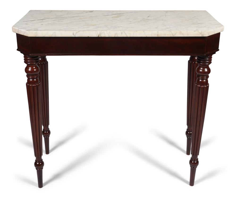 FEDERAL MAHOGANY PIER TABLE,