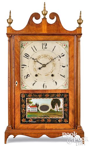 FEDERAL MAHOGANY PILLAR AND