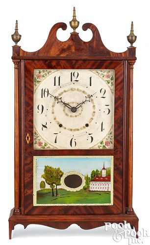 FEDERAL MAHOGANY PILLAR AND