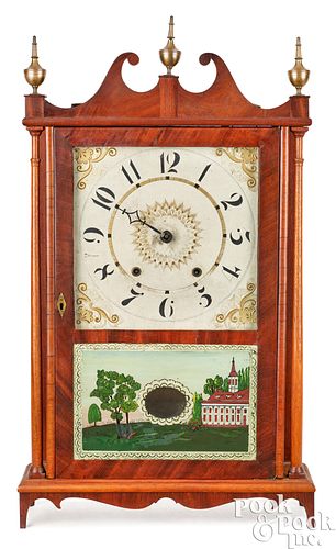 FEDERAL MAHOGANY PILLAR AND