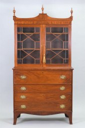 FEDERAL MAHOGANY SECRETARY BOO
