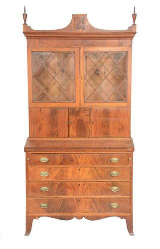 FEDERAL MAHOGANY SECRETARY DESK