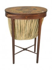 FEDERAL MAHOGANY SEWING TABLE