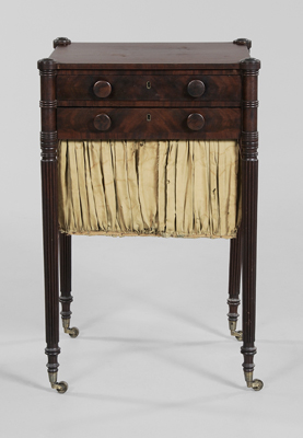 Federal Mahogany Sewing Table