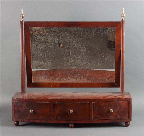 Federal mahogany shaving stand