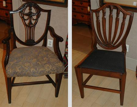 Federal Mahogany Side Chair