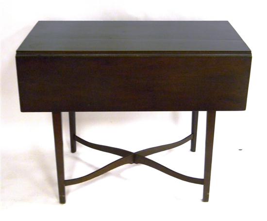 Federal mahogany single drawer drop