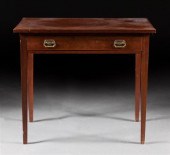 Federal mahogany single-drawer