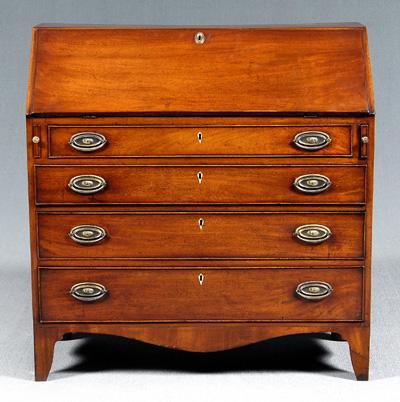 Federal mahogany slant-front