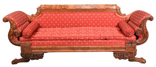 FEDERAL MAHOGANY SOFAFederal