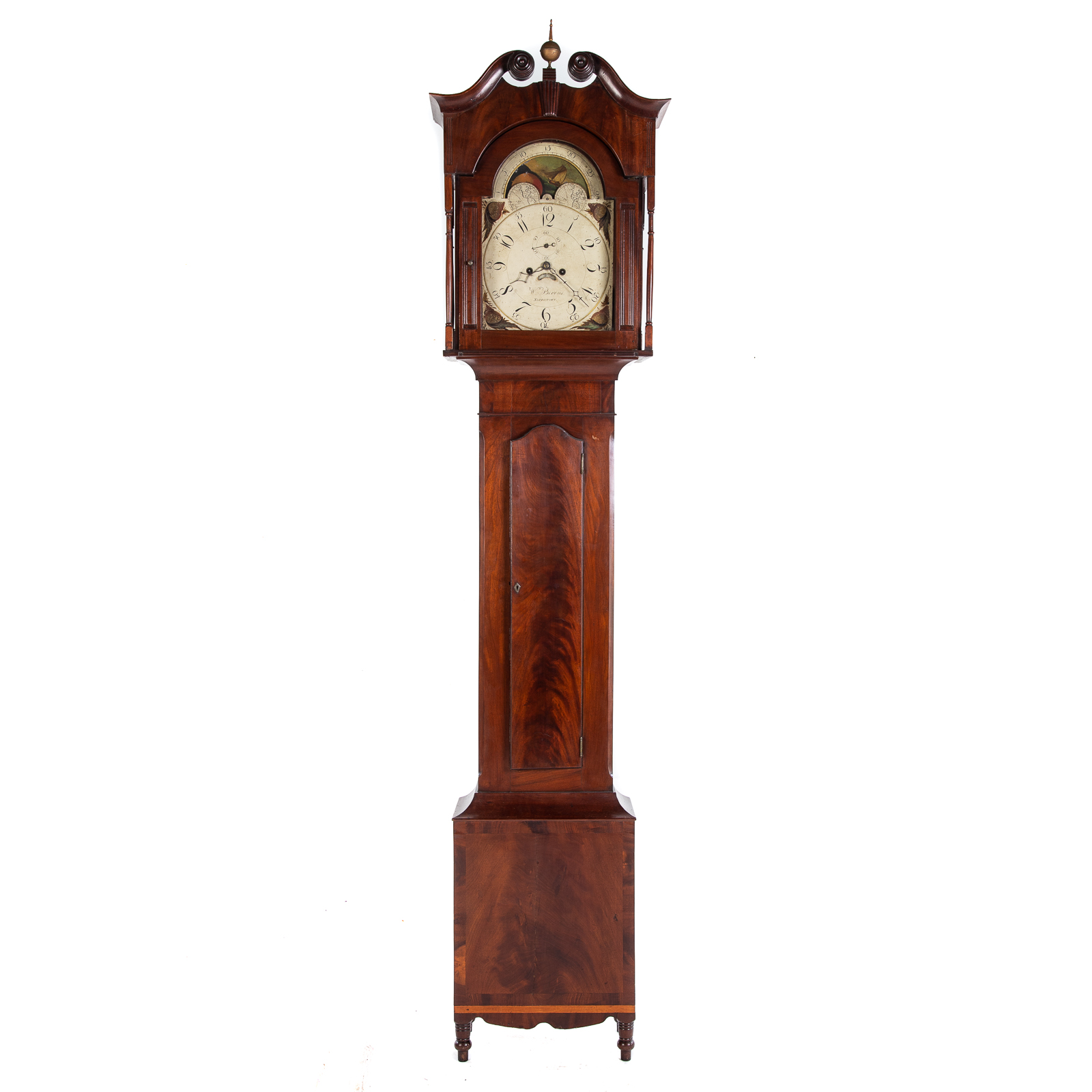FEDERAL MAHOGANY TALL CASE CLOCK,