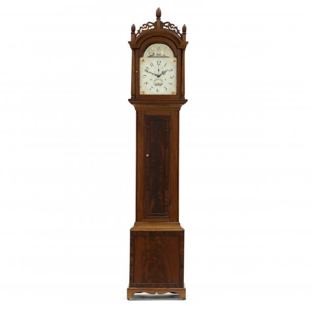 FEDERAL MAHOGANY TALL CASE CLOCK,