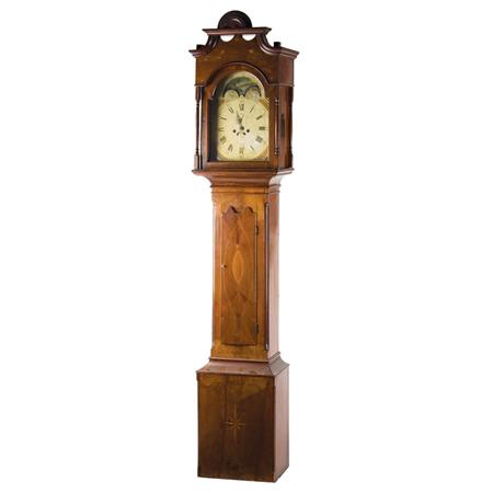 Federal Mahogany Tall Case Clock