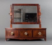 Federal mahogany three-drawer