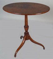 FEDERAL MAHOGANY TILT TOP CAND