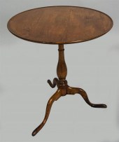 FEDERAL MAHOGANY TILT TOP TEA