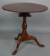 FEDERAL MAHOGANY TILT TOP TEA