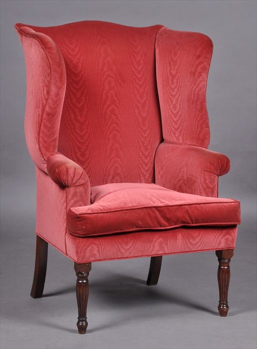 FEDERAL MAHOGANY WING ARMCHAIR With