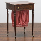 FEDERAL MAHOGANY WORK TABLE, A