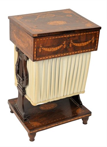 FEDERAL MAHOGANY WORK/SEWING