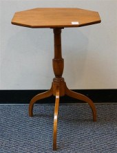 FEDERAL MAPLE CANDLESTAND, H: