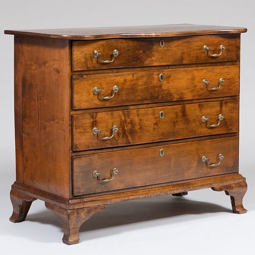 FEDERAL MAPLE CHEST OF DRAWERS, NEW