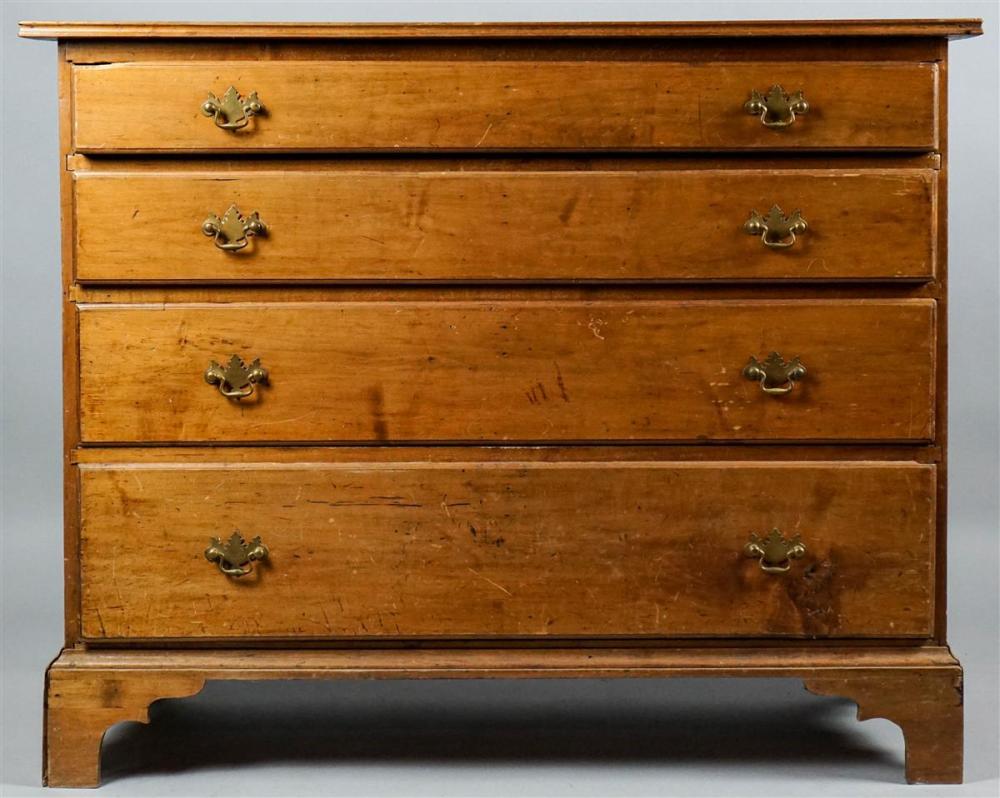 FEDERAL MAPLE FOUR DRAWER CHEST,