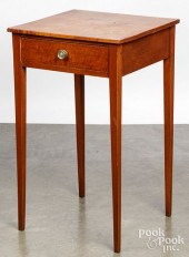 FEDERAL MAPLE ONE-DRAWER STAND