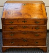 FEDERAL MAPLE SLANT FRONT DESK