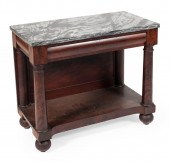 FEDERAL MARBLE-TOP PIER TABLE