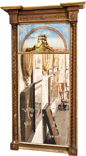 FEDERAL MIRROR HAVING EGLOMISED