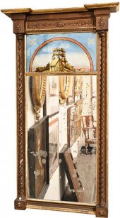 FEDERAL MIRROR HAVING EGLOMISE