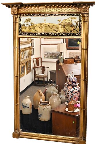 FEDERAL MIRROR HAVING EGLOMISED