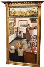 FEDERAL MIRROR HAVING EGLOMISE
