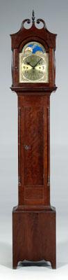 Federal musical tall case clock,