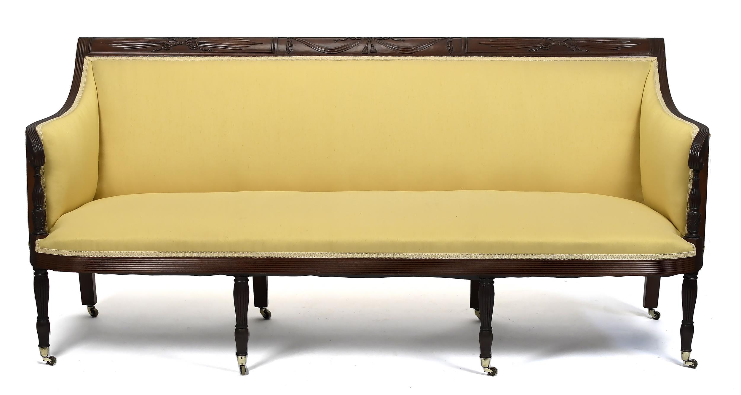 FEDERAL NEW YORK PHYFE SCHOOL SOFA.