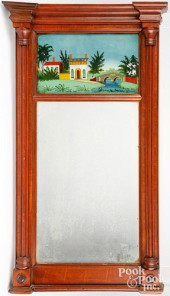 FEDERAL PAINTED MIRROR, CA. 18